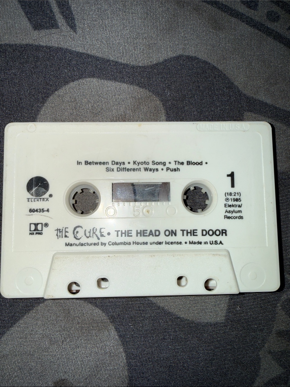 The Cure The Head on the Door Cassette!! (Vintage)